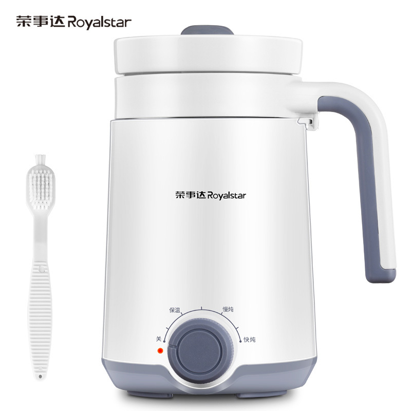 荣事达(Royalstar)养生电炖杯0.6L RDG-06A加厚陶瓷炖盅电热奶茶杯