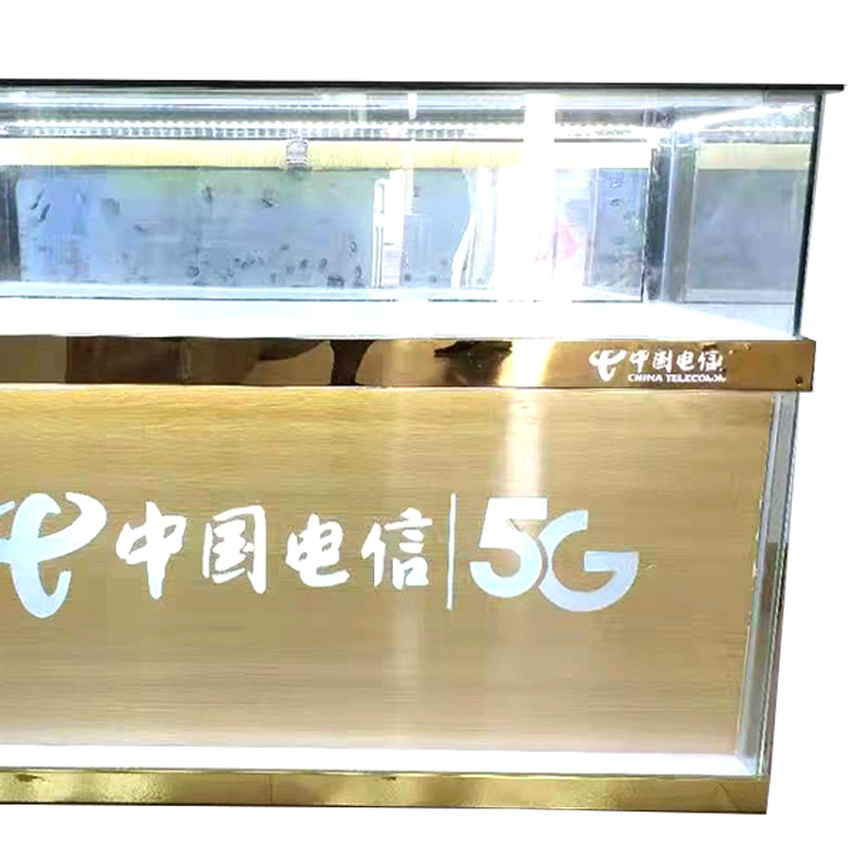 校通(XIAOTONG)木质 柜台展示柜 XT4852 1200*550*900 原木色