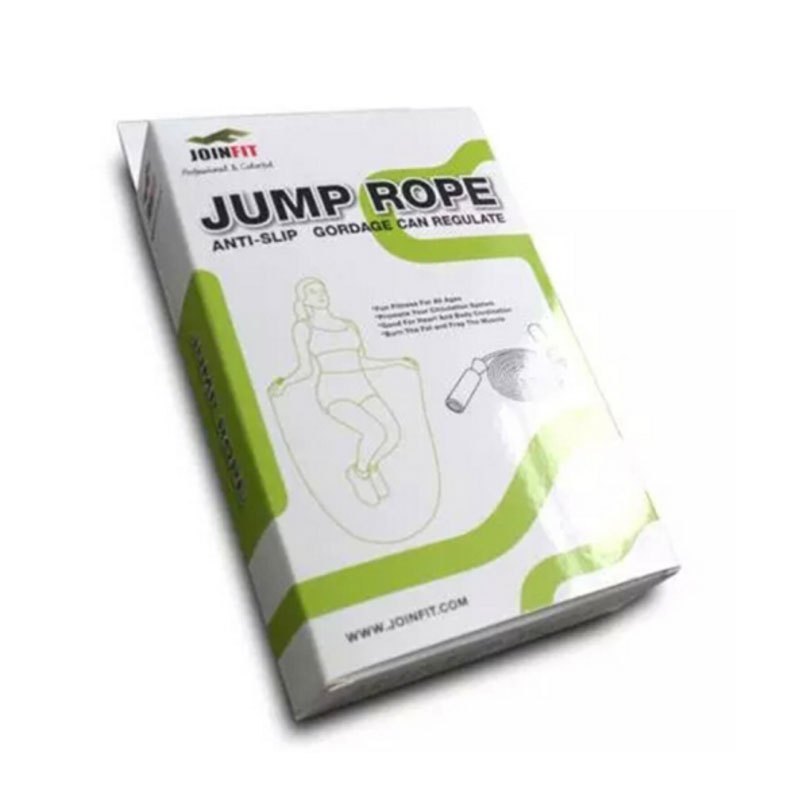 捷英飞JOINFIT 黑柄牛皮跳绳 竞速钢丝跳绳 竞技跳绳专业有 专用跳绳