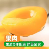 浙梅黄桃罐头312g*3罐对开新鲜水果即食罐头休闲零食