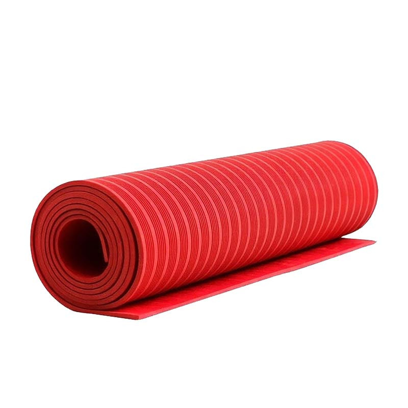 天空桥 绝缘垫 红色条纹5mm*1m*5m 卷高清大图