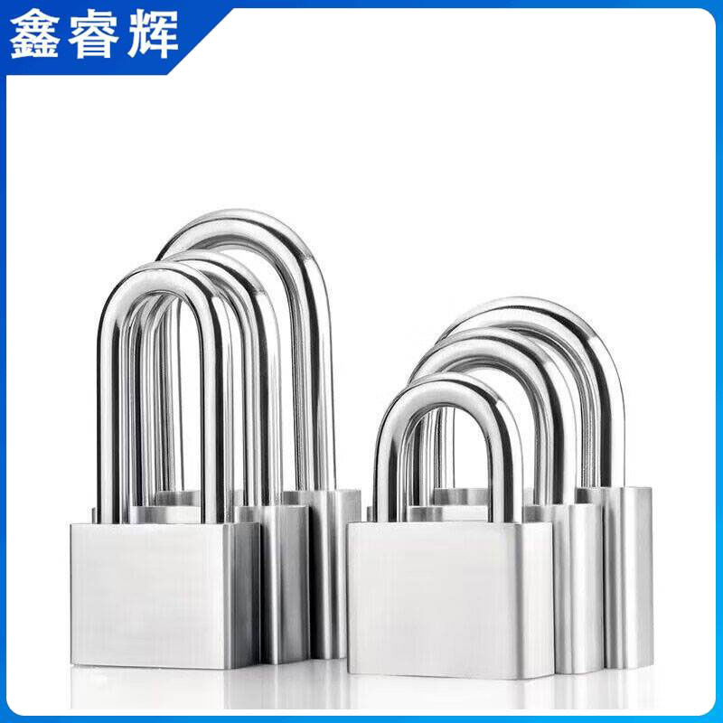 鑫睿辉 不锈钢挂锁 30mm(长梁短梁/通开单开可备注) 个高清大图
