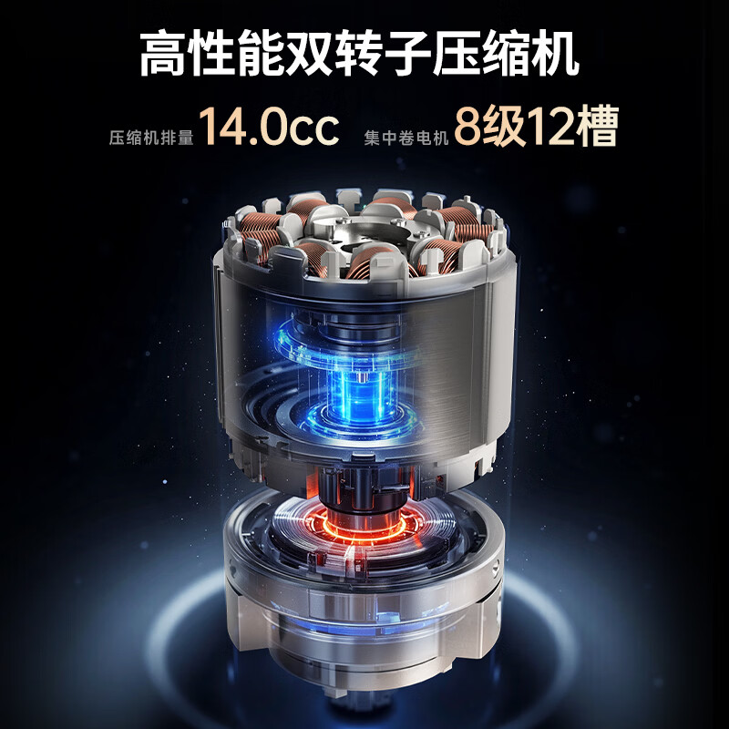 海尔统帅空调 超省电Air 2匹柜机客厅立式 超一级能效 变频冷暖 以旧换新KFR-51LW/LTA1-1高清大图