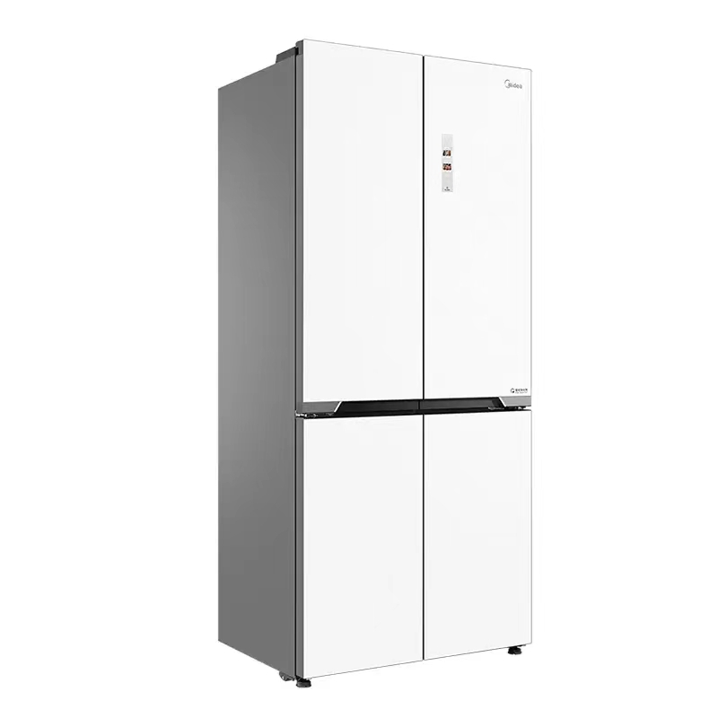 美的冰箱519升十字对开门四门 风冷无霜 超薄嵌入 19分钟急速净味 大