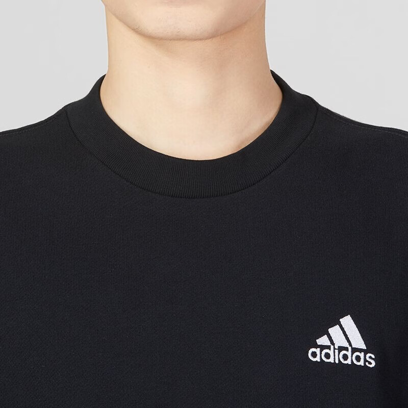 阿迪达斯 (adidas)男装2023新款M SL FT SWT运动休闲时尚潮流卫衣 IC9329