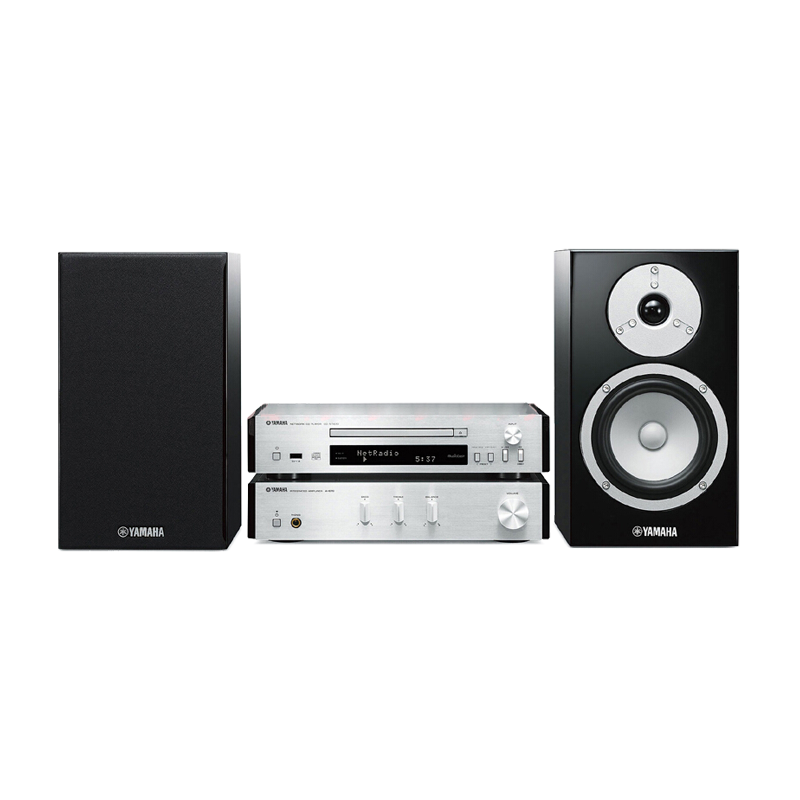 雅马哈(Yamaha)MCR-N670 音响 音箱 迷你音响 CD机 HIFI组合套装 2.1声道