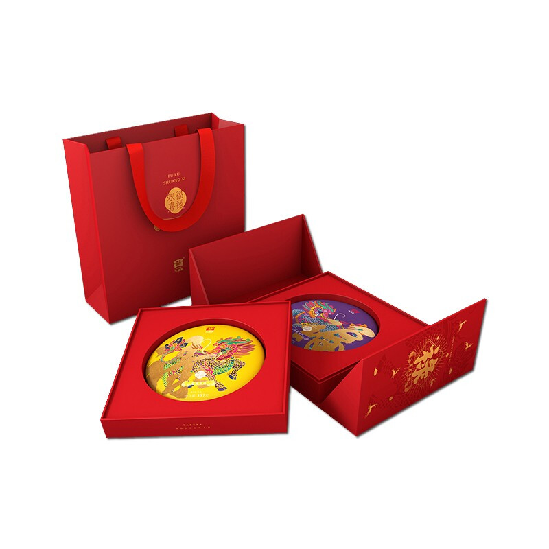 大益福禄礼盒(生熟)714g/盒 8盒/件