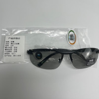 铁青偏光太阳镜日夜两用变色夜视驾驶开车墨镜 Y26 副