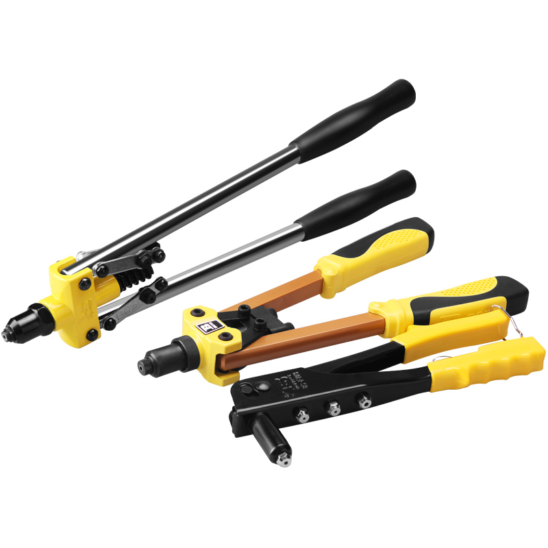 波斯波斯手动铆钉枪家用省力拉钉铆抢工业级多功能抽芯不锈钢拉卯钉枪 单把拉铆枪BS340103