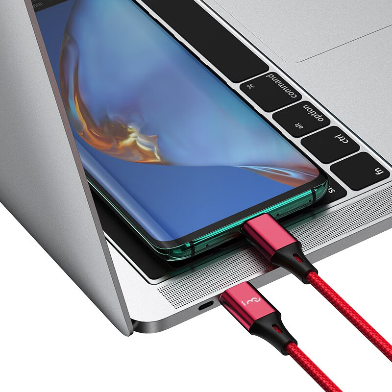 幻响 三合一充电线 一拖三伸缩便携收纳USB-C 钱兔无量快充高清大图