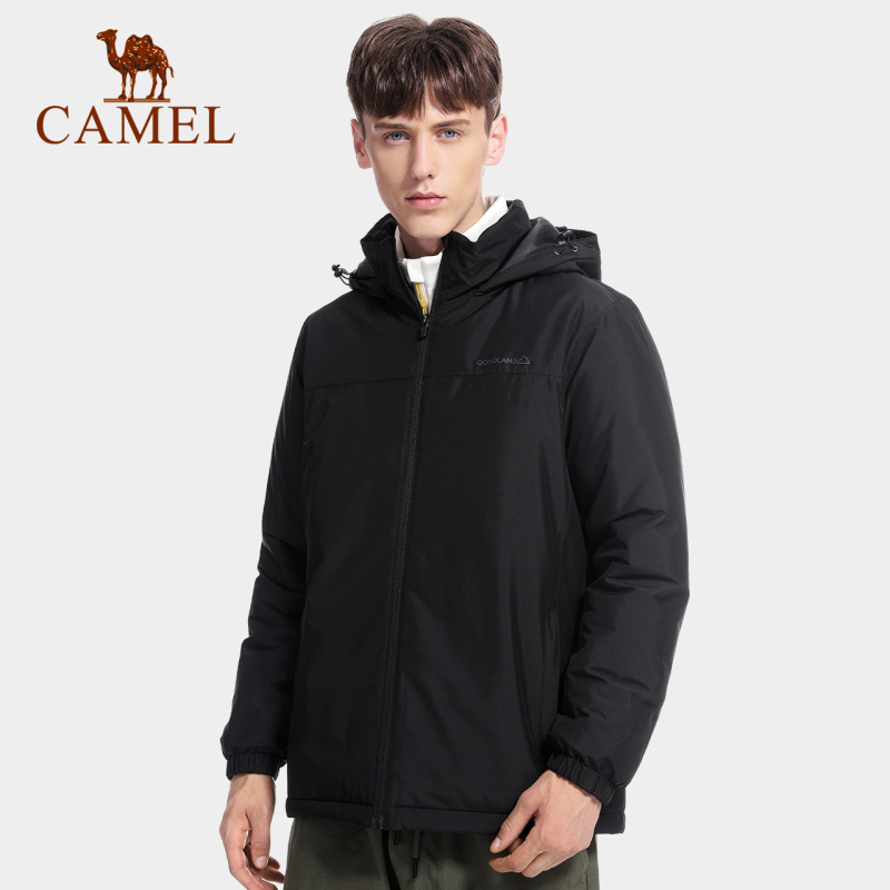 CAMEL骆驼珠穆朗玛系列夹棉冲锋衣男女秋冬新款加厚潮流百搭款外套