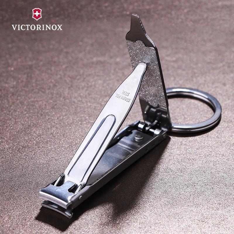 Victorinox维氏瑞士指甲刀 8.2055.c多功能刀具不锈钢指甲剪指甲钳薄款原装进口