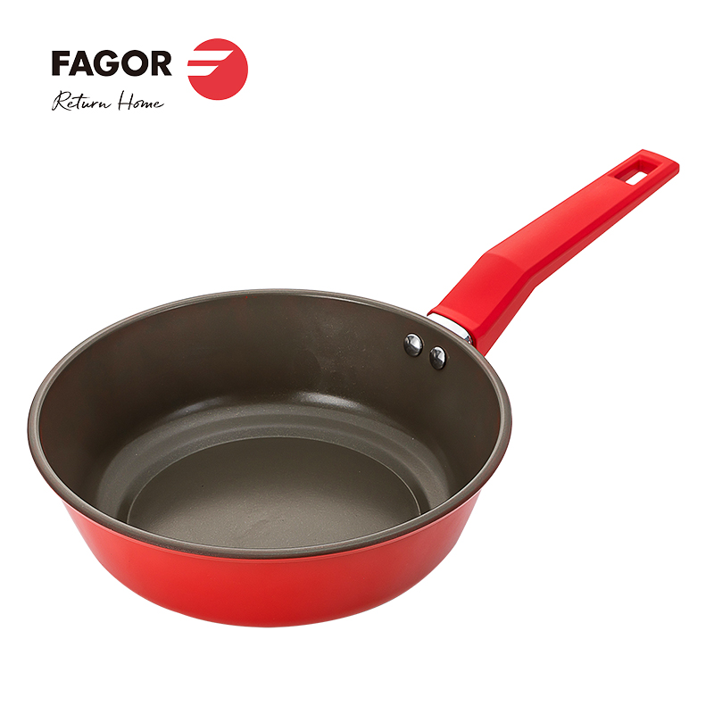 法格(FAGOR) 钛晶多用锅(红色) FG-HTJ2402高清大图
