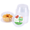 美丽雅maryya 圆形带盖一次性保鲜盒 打包盒餐盒750ml*20套 透明 国产 一次性碗一次性使用