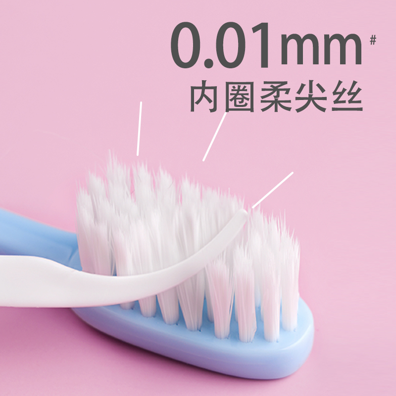 青蛙柔护龈系列337儿童牙刷1支装*4板 QR337-D1(颜色随机)高清大图