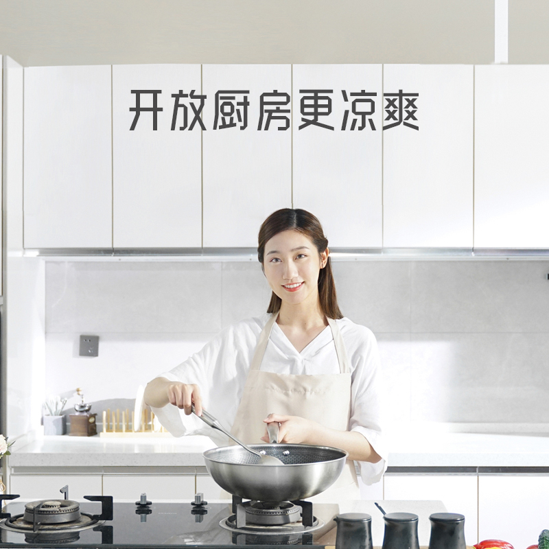 奥普(AUPU)浴霸凉霸W13厨房夏凉霸吸顶式吹风扇10cm薄箱体适配集成吊顶安装厨卫冷风机嵌入式冷风扇90度散热凉风扇
