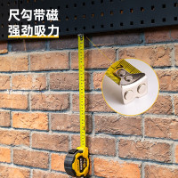 得力 DL3799钢卷尺盒尺伸缩尺米尺公制 橡塑钢卷尺10mx25mm 定制 1个