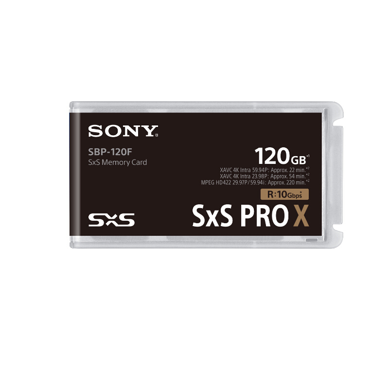 索尼(SONY) SBP-120F SXS 120G 存储卡 适用于微单相机/摄像机