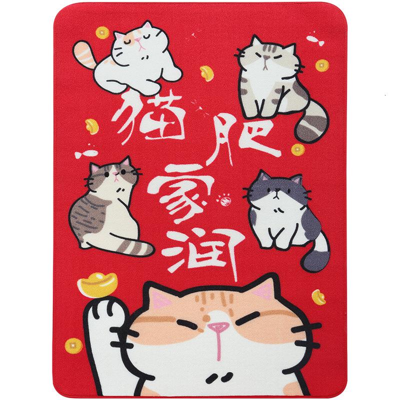 家柏饰(CORATED)日式猫印花进地板垫地毯家用入户除尘耐蹭防滑脚垫地垫高清大图