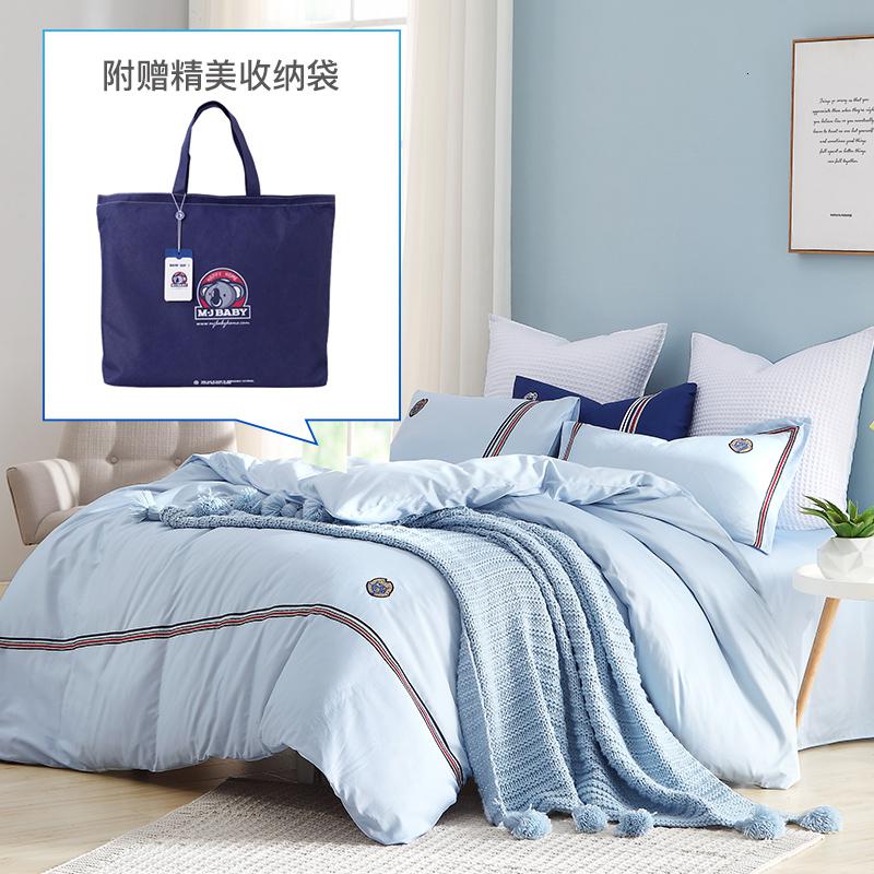 美帮汇全棉四件套1.8米长绒棉60支床上用品全棉床单三件套1.5米高清大图