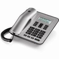 摩托罗拉(MOTOROLA)CT310C普通家用/办公话机来电显示电话机商务有绳座机(银色)