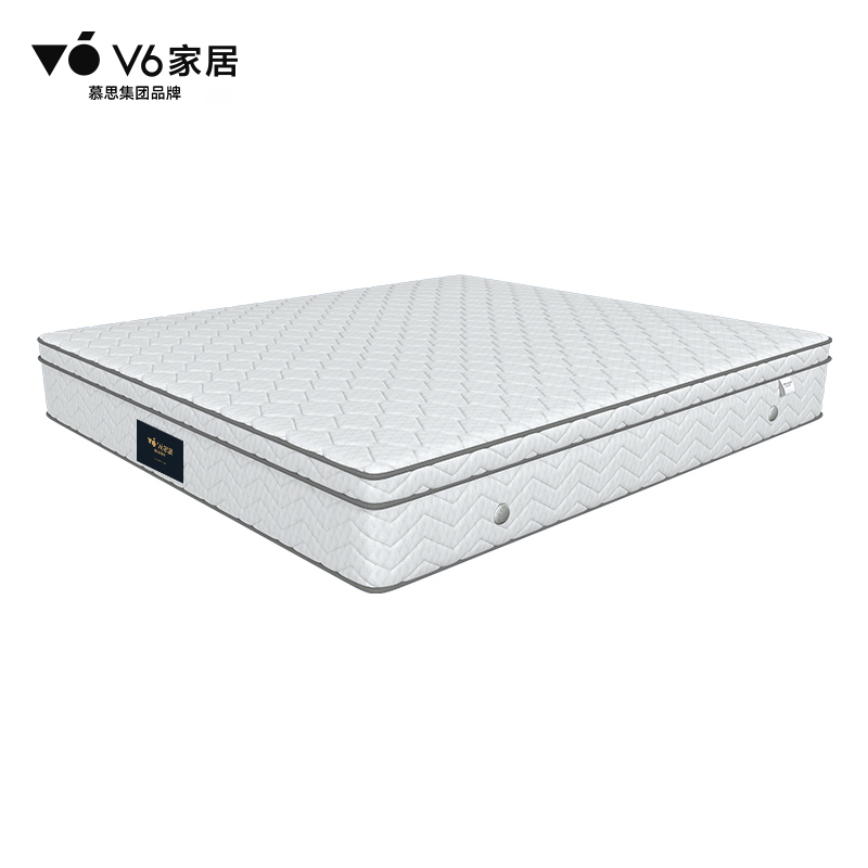 V6家居乳胶床垫1800*2000*240mm软硬适中无需安装可定制高弹透气舒适睡眠体验高清大图