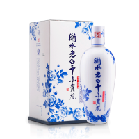 衡水老白干41度小青花酒500mL*2瓶 双瓶装白酒