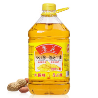 鲁花 5S压榨一级花生油 4升