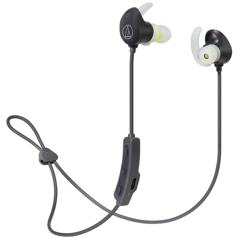 Audio Technica/铁三角 ATH-SPORT60BT 黑色 运动防水带麦蓝牙入耳耳机