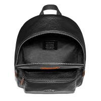 COACH 蔻驰 女士黑色暴力熊中号女士 学院风 拉链双肩包 F76656