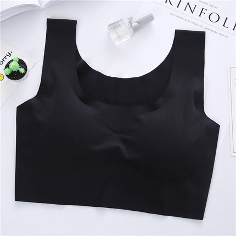 一片式无痕无钢圈聚拢调型女日系性感睡眠文胸瑜珈运动文胸内衣