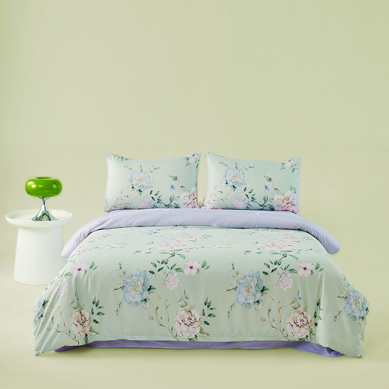 Z.M.N.(法国啄木鸟)自由棉涤磨毛四件套-莱尔ZHT-0039高清大图