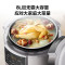 美的(Midea)电压力锅8L大容量1200W大火力10大功能菜单锁鲜焖香技术24H智能预约MY-E8129