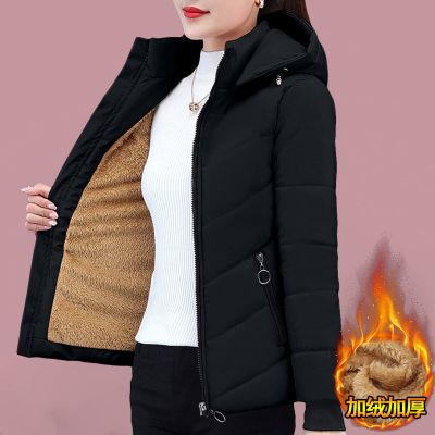 羊羔绒羽绒棉服女短款冬季2021新款韩版宽松加绒棉衣棉袄加厚外套15天内发货