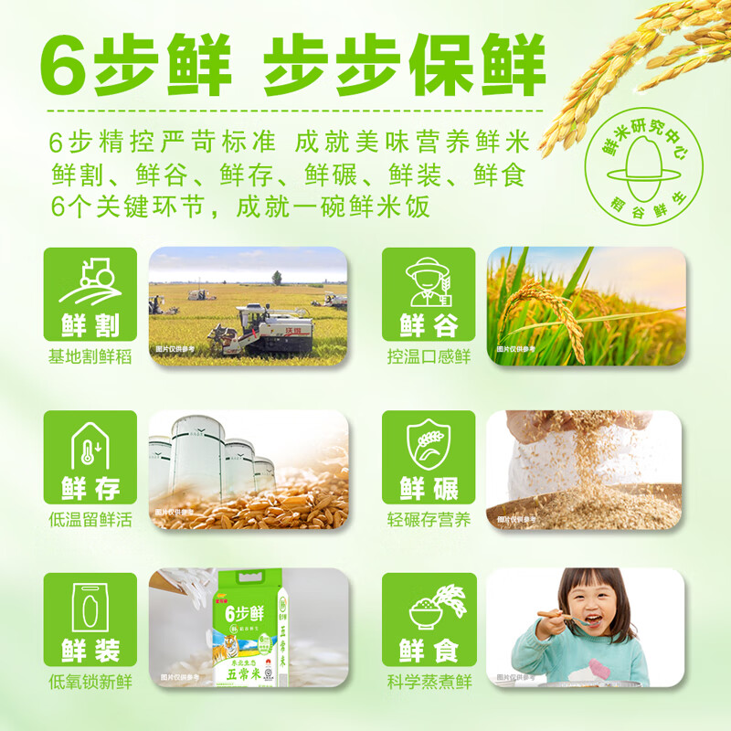 金龙鱼稻谷鲜生6步鲜生态长粒香/5kg高清大图