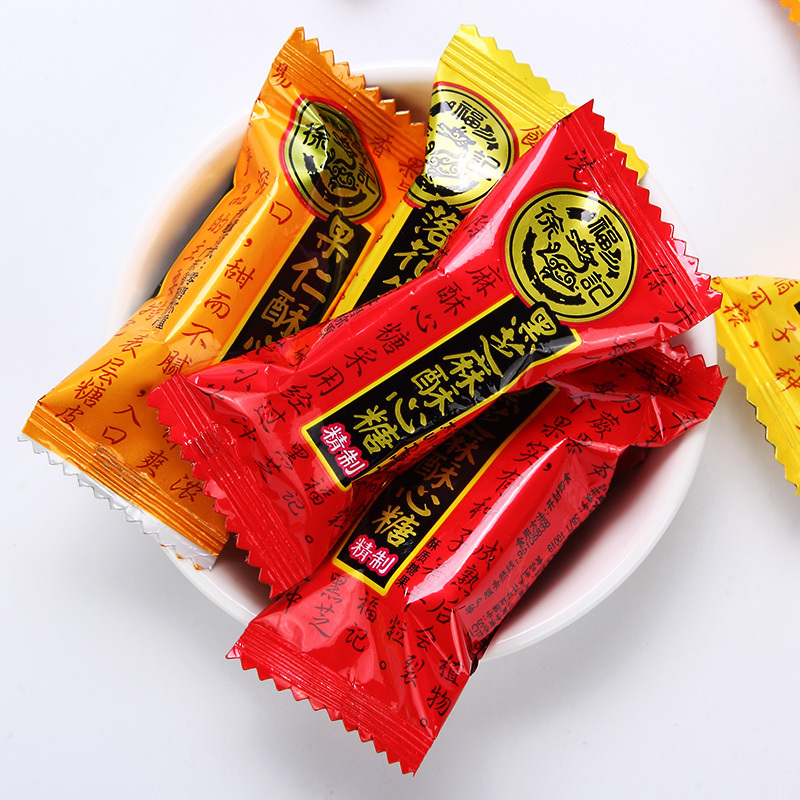 [4件7折,拍4件更划算]徐福记酥心糖250g混合口味落花生酥糖果散装小