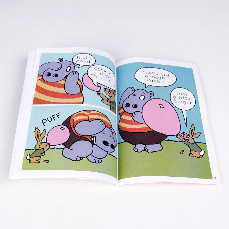 [正版]英文原版进口Hippo & Rabbit in 河马和兔子系列2本 中小学生英语课外阅读读物趣味性幽默搞笑桥梁高清大图