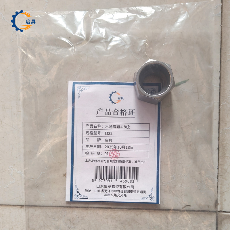 启具六角螺母4.8级 M22/个高清大图