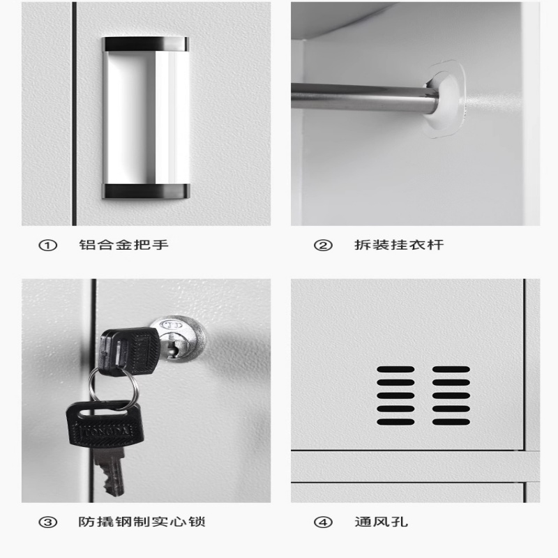 悦兴诚十八门更衣柜1800*900*350mm台高清大图