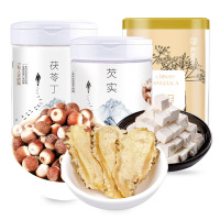 青源堂当归50克 甘肃岷县无硫 当归切片 芡实100克 圆粒芡实 红芡实仁 煲汤材料搭配茯苓200克组合装350克