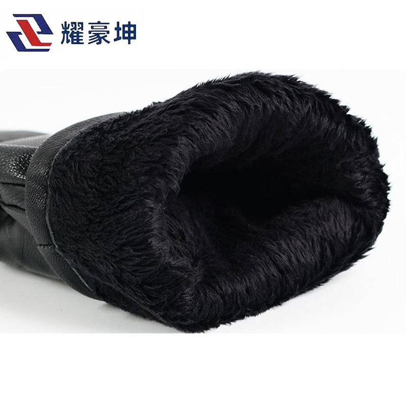 耀豪坤 防寒羊皮手套拼皮D33T/副高清大图
