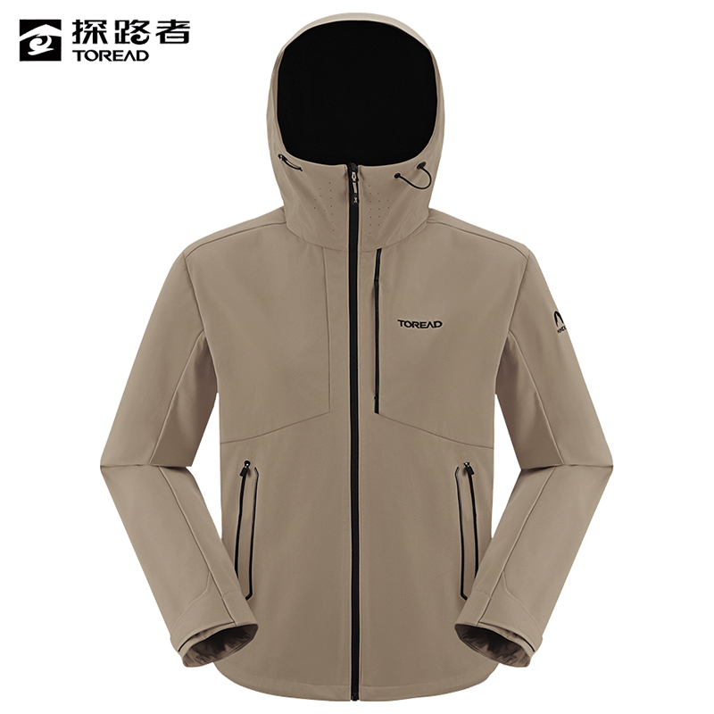 探路者 男式软壳外套 TAEEAM91089/件高清大图