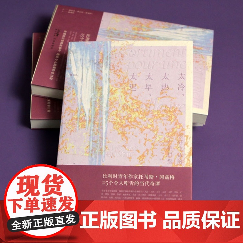 太冷太热太早太迟 美好生活的什锦拼盘 比利时作家小说集 黑色幽默讽刺小说外国现当代文学作品书籍书排行榜 后浪正版高清大图