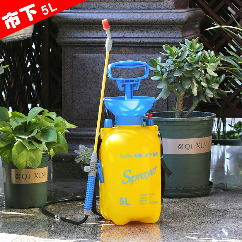 家柏饰(CORATED)3L5L8L手动气压式喷雾器农用打药机喷雾机洒水壶浇花园艺喷壶高清大图