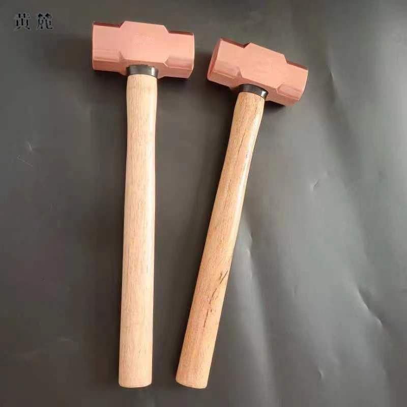 黄麓 紫铜锤(八角) 1kg(2磅)把图片