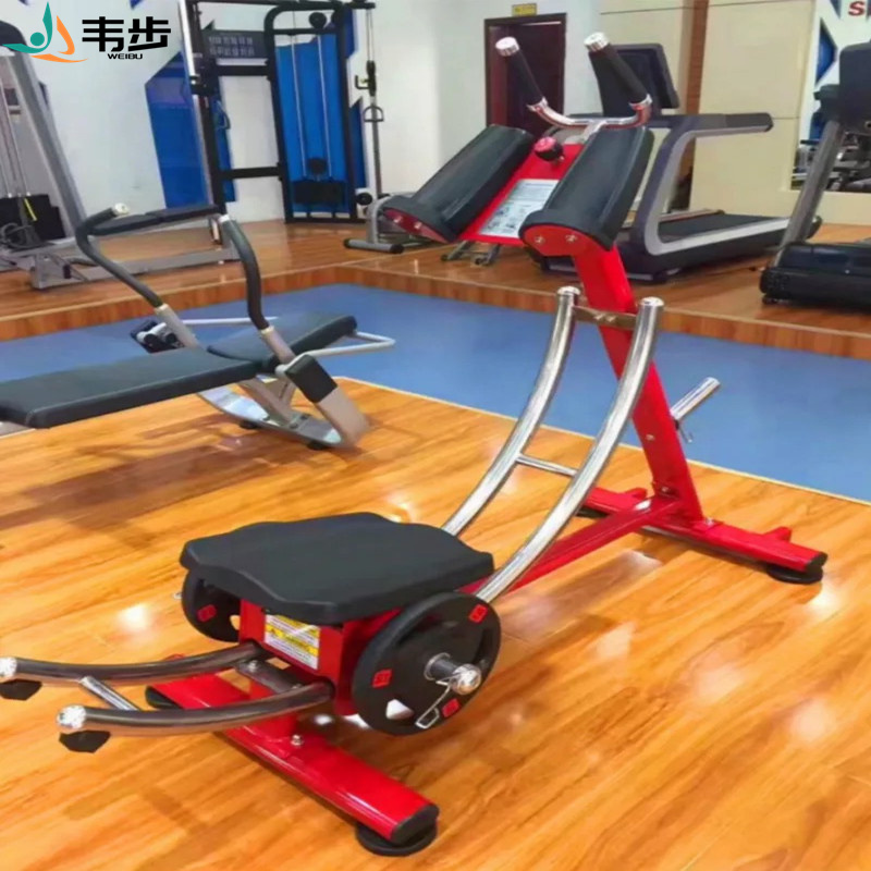 韦步健腹器卷腹机腹肌训练健身房美腰机收腹美腹过山车健身器材