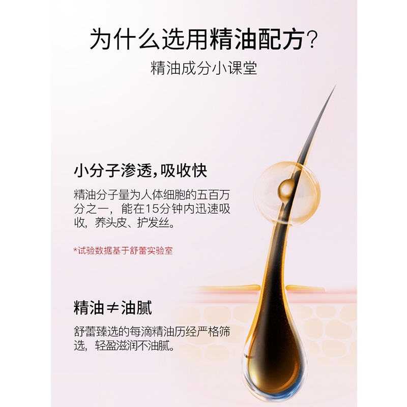舒蕾洗发水男女士无硅油去屑控油修护改善毛躁洗发露洗头膏 蚕丝顺滑洗发露800ml