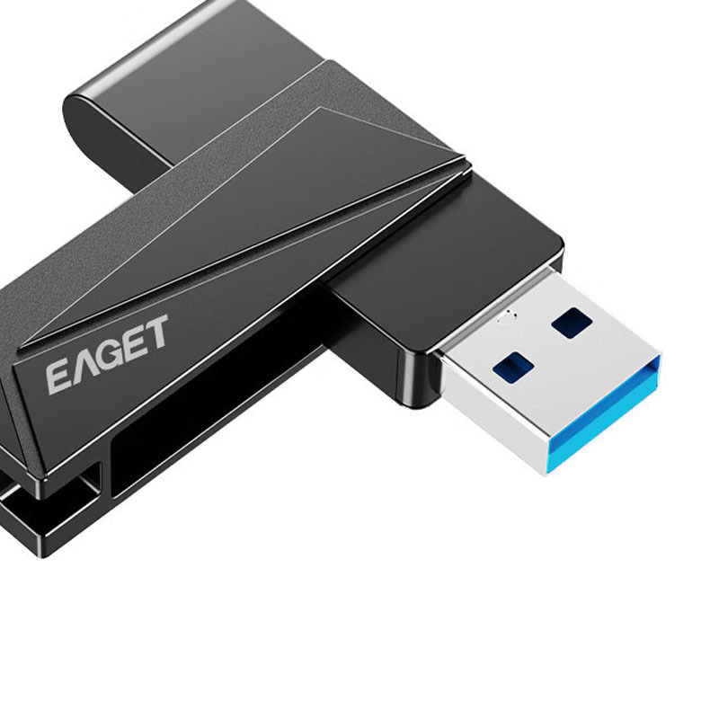忆捷(EAGET)F68 USB3.2 U盘 32GB 高速全金属360度 旋转优盘高清大图