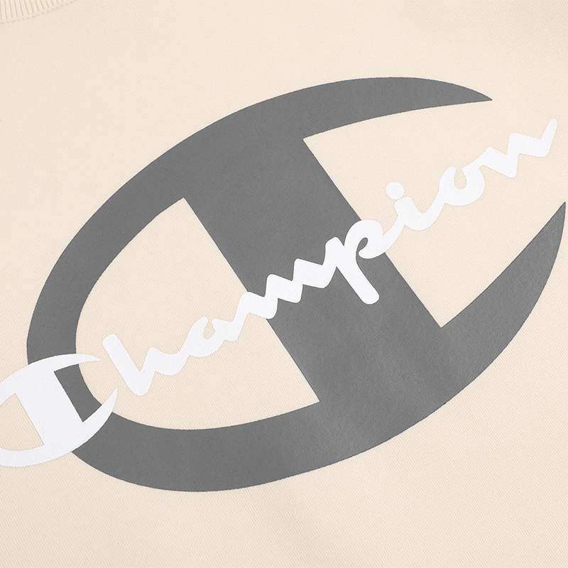 champion冠军卫衣logo印花男女同款宽松潮流加绒情侣厚冬季卫衣百搭