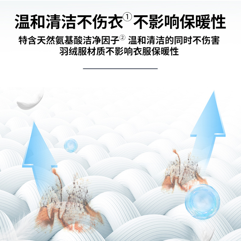 立白小白白羽绒服清洁剂泡沫干洗剂免水洗不伤衣物